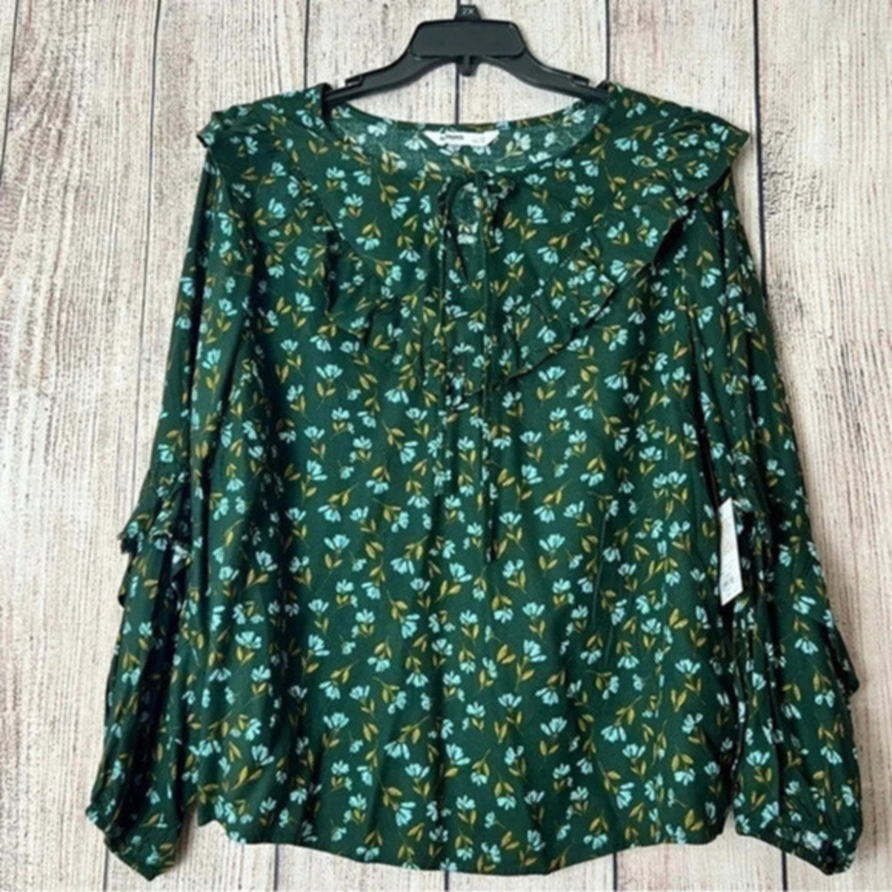 Sonoma Ruffle Peasant Womens Plus Top size 1X